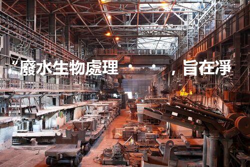 “廢水生物處理，旨在凈化水源，守護(hù)碧水藍(lán)天”
